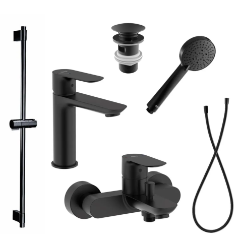 Roca Cala Black J1: 1+3+4+5+6+7 龍頭套裝 (5A326ENB0+5A026ENB0+5B0405NB0+5B2116NB0+5B1B03NBN+5054015NB)