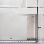 Roca ONA Rimless 自由咀分體座廁配電子廁板 (時尚型) 套裝 (804035005+341681+342687) (不包含風琴喉)