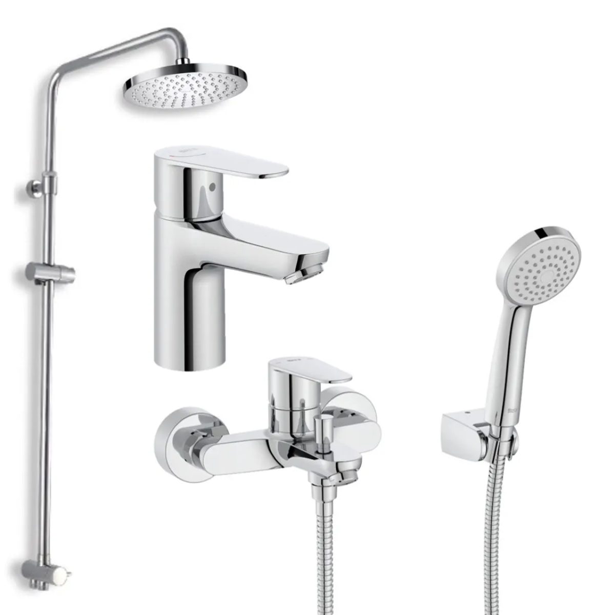 Roca Victoria Plus H3: 1+3+5 龍頭套裝 (5A324FC00+5A014FC00+AP00033100+5B2150C00)