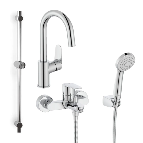 Roca Victoria Plus H2: 2+3+4 龍頭套裝 (5A4A4FC00+5A014FC00+526319610)