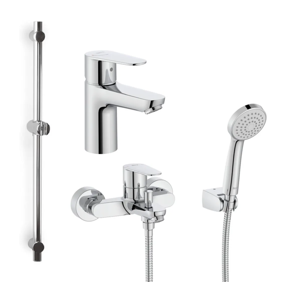 Roca Victoria Plus H1: 1+3+4 龍頭套裝 (5A324FC00+5A014FC00+526319610)