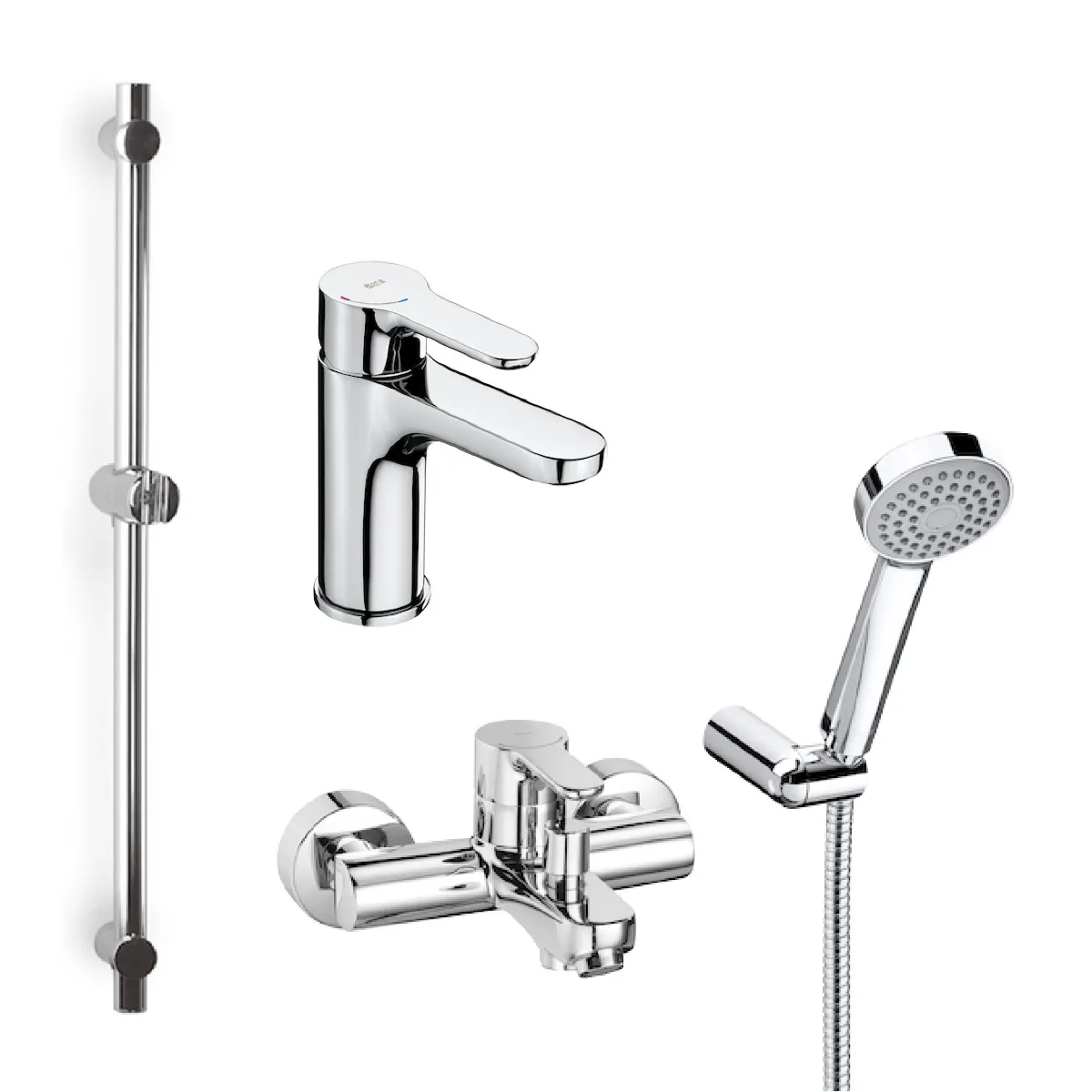 Roca L20 E1: 1+4+5 龍頭套裝 (5A3K09C00+5A0109C02+526319610)