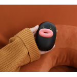 Techgear H-W-02BK 孖潤腸 二合㇐暖手充電寶 (黑色)