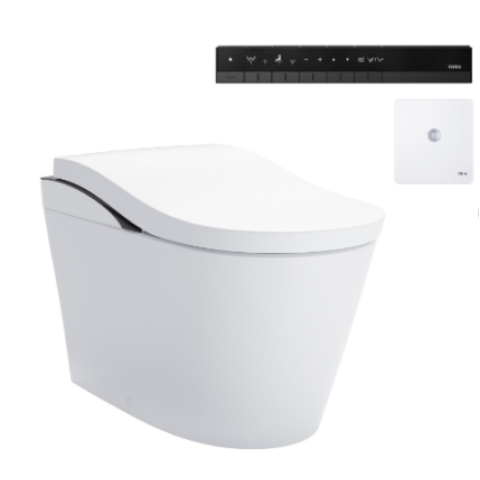 TOTO CS911PVT/TCF87220GHK#NW1 Neorest LS 多功能智能座廁 (P-trap) (牆排式) (黑色) (不包含風琴喉)