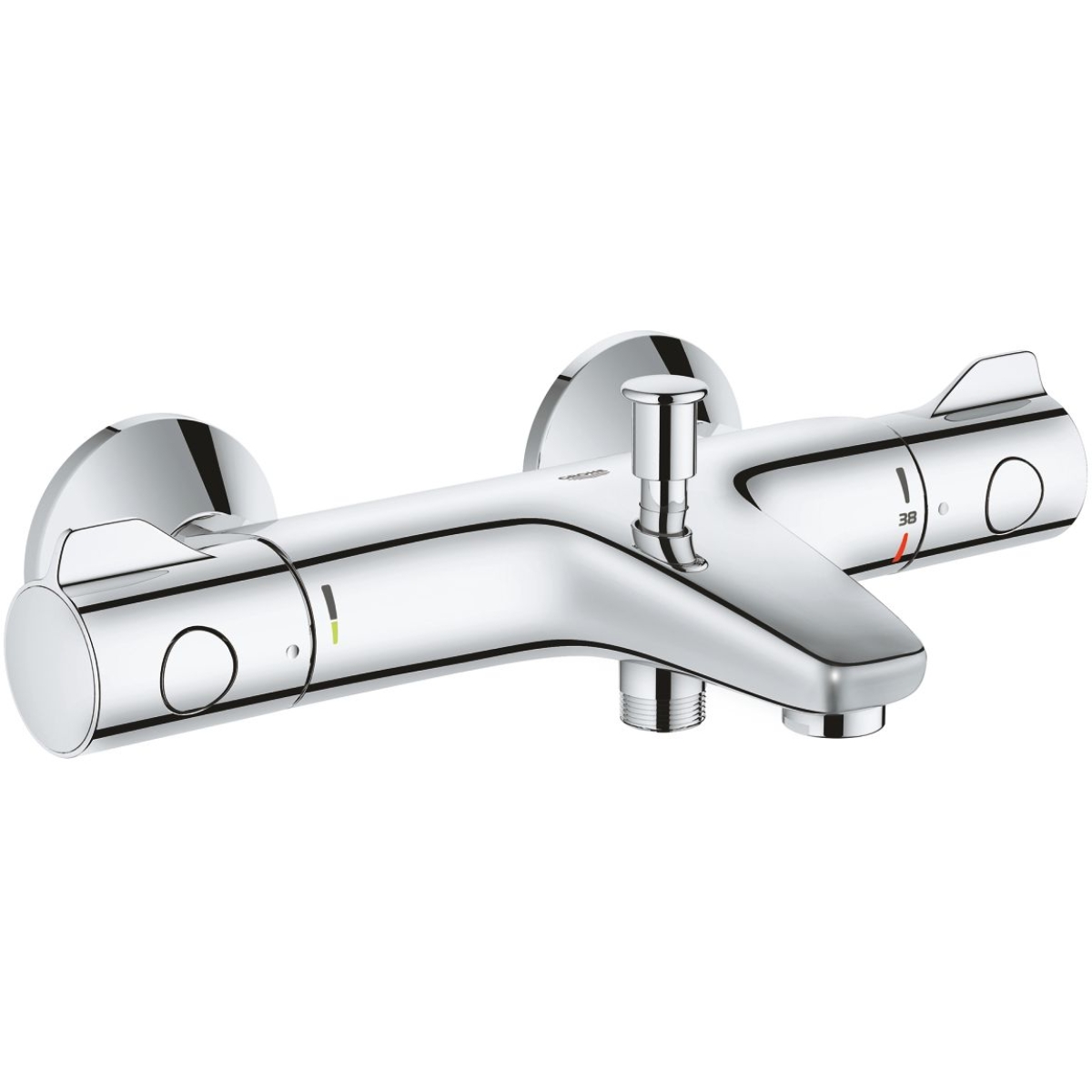 Grohe 34567000 Grohtherm 800 明牆恆溫雙控浴缸龍頭