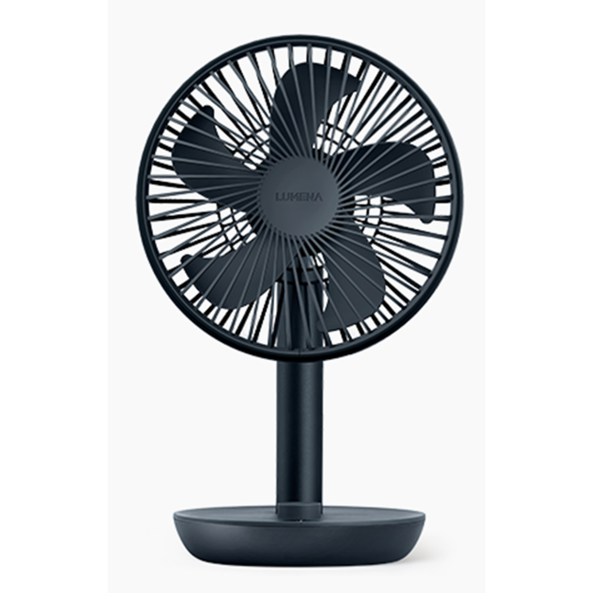 Lumena Stand3Z-FG 6吋 搖頭無線座檯風扇 (靛藍黑色)