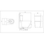 TOTO CW766B 分體 (9寸地去水) 座廁 (不包含風琴喉)