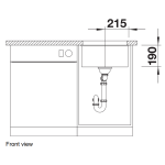 Blanco 527166 Subline 400-U 單盆昇盤 (米雅白色 Soft White)