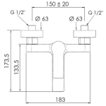 Remer EY11+EY05+330A8MPEC20NRA Energy 龍頭套裝 鍍鉻色
