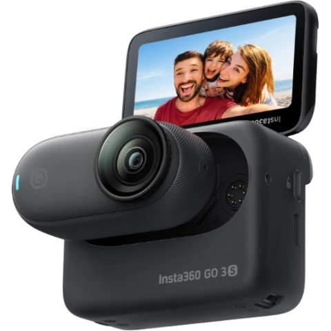 Insta360 GO 3S 128GB 輕便運動相機 (黑色) (標準套裝)