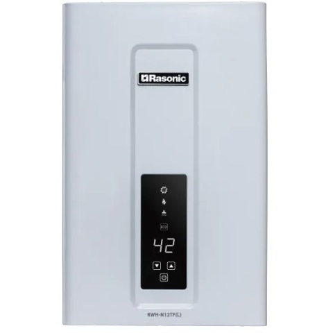 Rasonic 樂信 RWH-N12TF(L)-W 12公升 智慧節能 恆溫即熱式石油氣體熱水器 (頂出) (雲霧白)