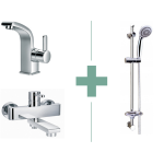 Walrus Serena 龍頭套裝3件 (WR-8260.D56-CP + WR-8160.D56-CP + WR-616028F-CP)