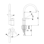 Walrus WR-500606-CP NUBIA 廚盆龍頭