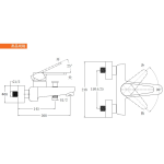 Walrus WR-501307-CP PENNINES 浴缸龍頭