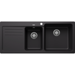 Blanco 525946 NAYA 8S 廚房右雙盆昇盤 (黑色 Black)