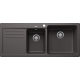 Blanco 525780 NAYA 8S 廚房右雙盆昇盤 (炭石灰色 Rock Grey)