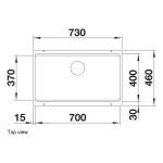 Blanco 525174 Etagon 700-U 廚房昇盤 (巧克力色 Tartufo)
