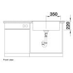 Blanco 525957 Pleon 8 廚房昇盤 (黑色 Black)