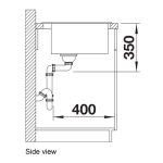 Blanco 525957 Pleon 8 廚房昇盤 (黑色 Black)