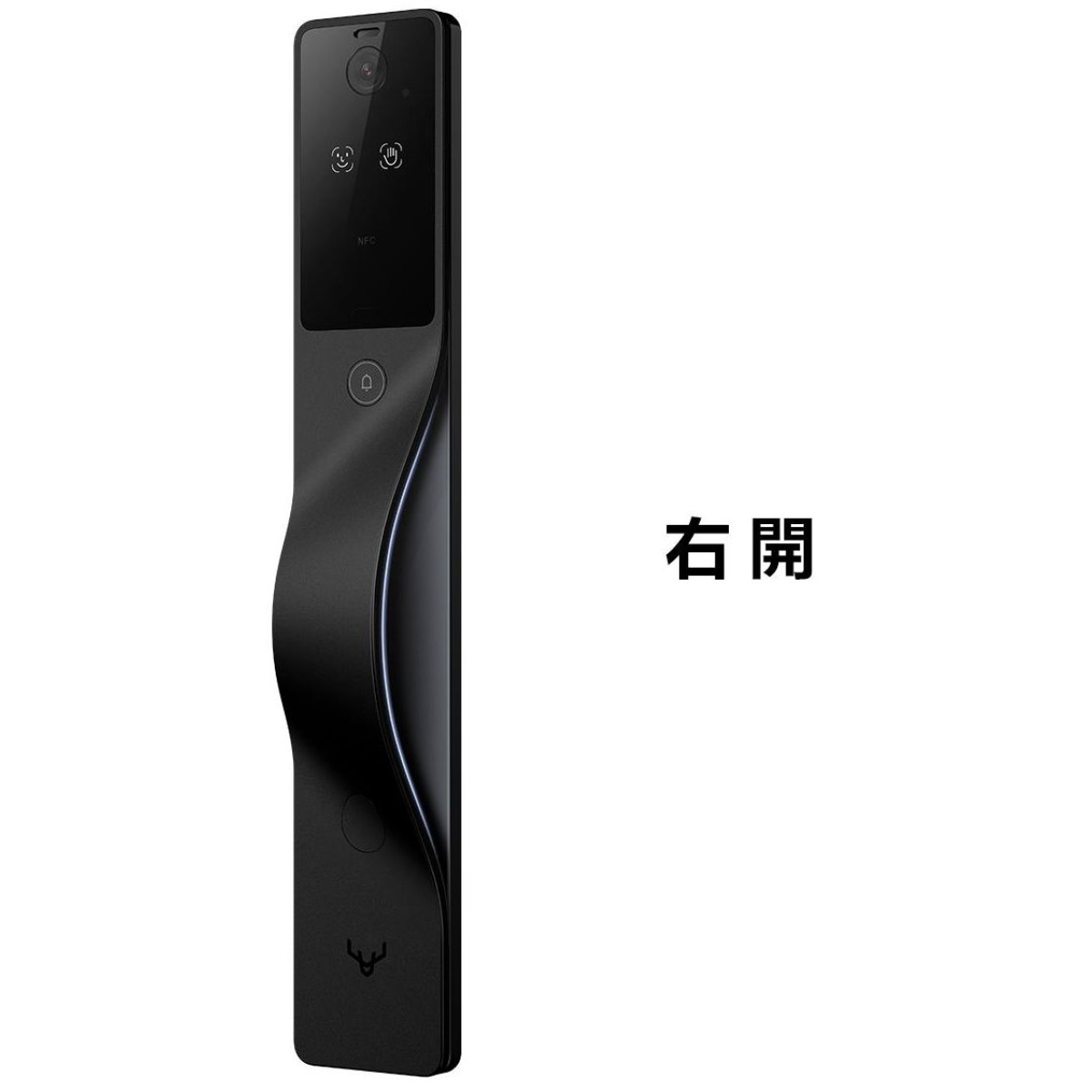 Lockin 鹿客 V5 Max 掌靜脈智能電子門鎖 (右開) (黑色)