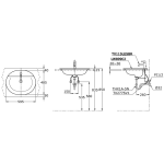 TOTO LW899CJ 檯面式洗手盆