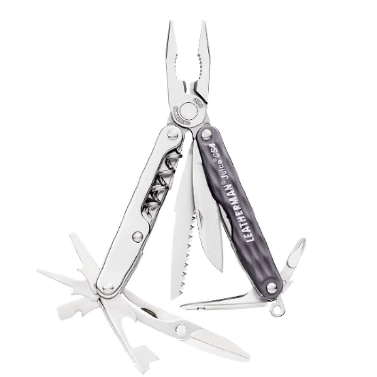 Leatherman JUICE CS4 折叠多用途工具帶開瓶器 (灰色) Leatherman JUICE CS4 折叠多用途工具帶開瓶器 (灰色)