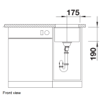 Blanco 527160 Subline 320-U 廚房昇盤 (米雅白色 Soft White)
