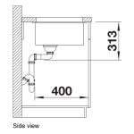 Blanco 527160 Subline 320-U 廚房昇盤 (米雅白色 Soft White)