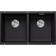 Blanco 525987 Subline 350/350-U 花崗岩 廚房雙昇盤 (黑色 Black)