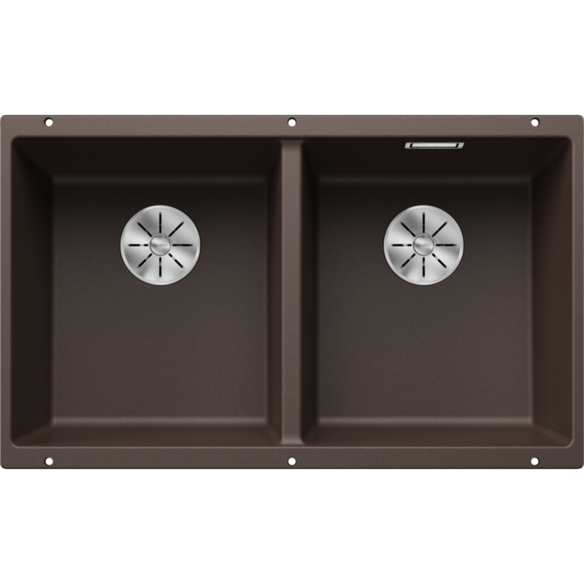 Blanco 523583 Subline 350/350-U 花崗岩 廚房雙昇盤 (咖啡色 Coffee)