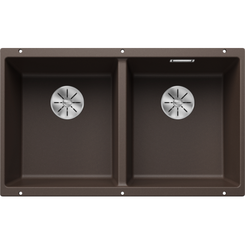Blanco 523583 Subline 350/350-U 花崗岩 廚房雙昇盤 (咖啡色 Coffee)