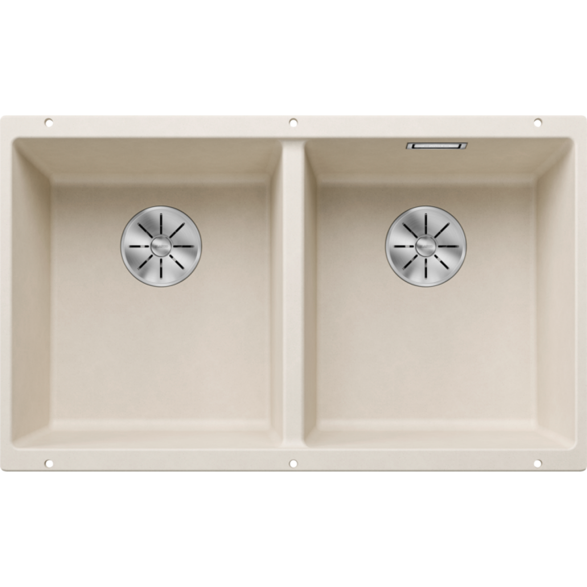 Blanco 527164 Subline 350/350-U 花崗岩 廚房雙昇盤 (米雅白色 Soft White)