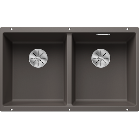 Blanco 527347 Subline 350/350-U 花崗岩 廚房雙昇盤 (火岩灰色 Volcano Grey)