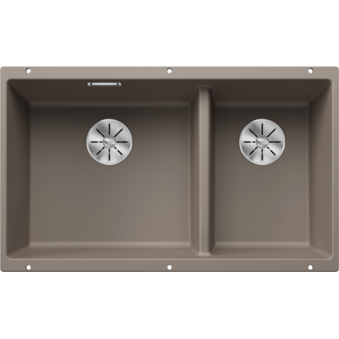 Blanco 523158 Subline 430/270-U 花崗岩 廚房雙昇盤 (巧克力色 Tartufo)