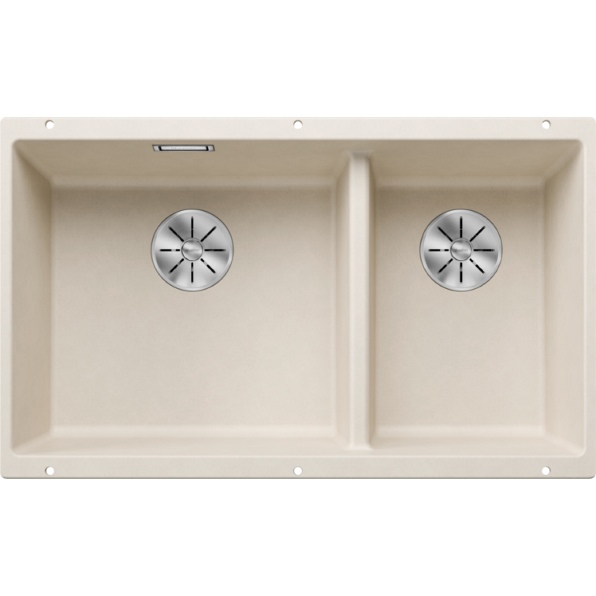 Blanco 527167 Subline 430/270-U 花崗岩 廚房雙昇盤 (米雅白色 Soft White)