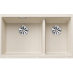 Blanco 527167 Subline 430/270-U 花崗岩 廚房雙昇盤 (米雅白色 Soft White)