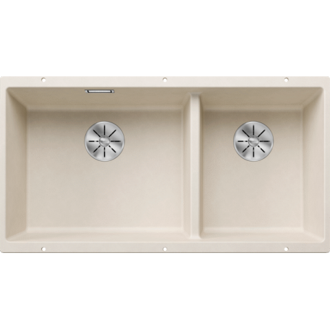 Blanco 527168 Subline 480/320-U 花崗岩 廚房雙昇盤 (米雅白色 Soft White)