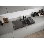 Blanco 527601 Adira 6 S 花崗岩 廚房昇盤 (黑色 Black)