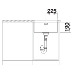 Blanco 522963 Andano 450-U 廚房昇盤
