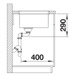 Blanco 522963 Andano 450-U 廚房昇盤