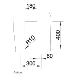 Blanco 521565 Claron 180-U 廚房昇盤