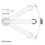 Blanco 527731 Catris-S Flexo 拉出式水龍頭 (緞紋暗鋼 Satin Dark Steel)