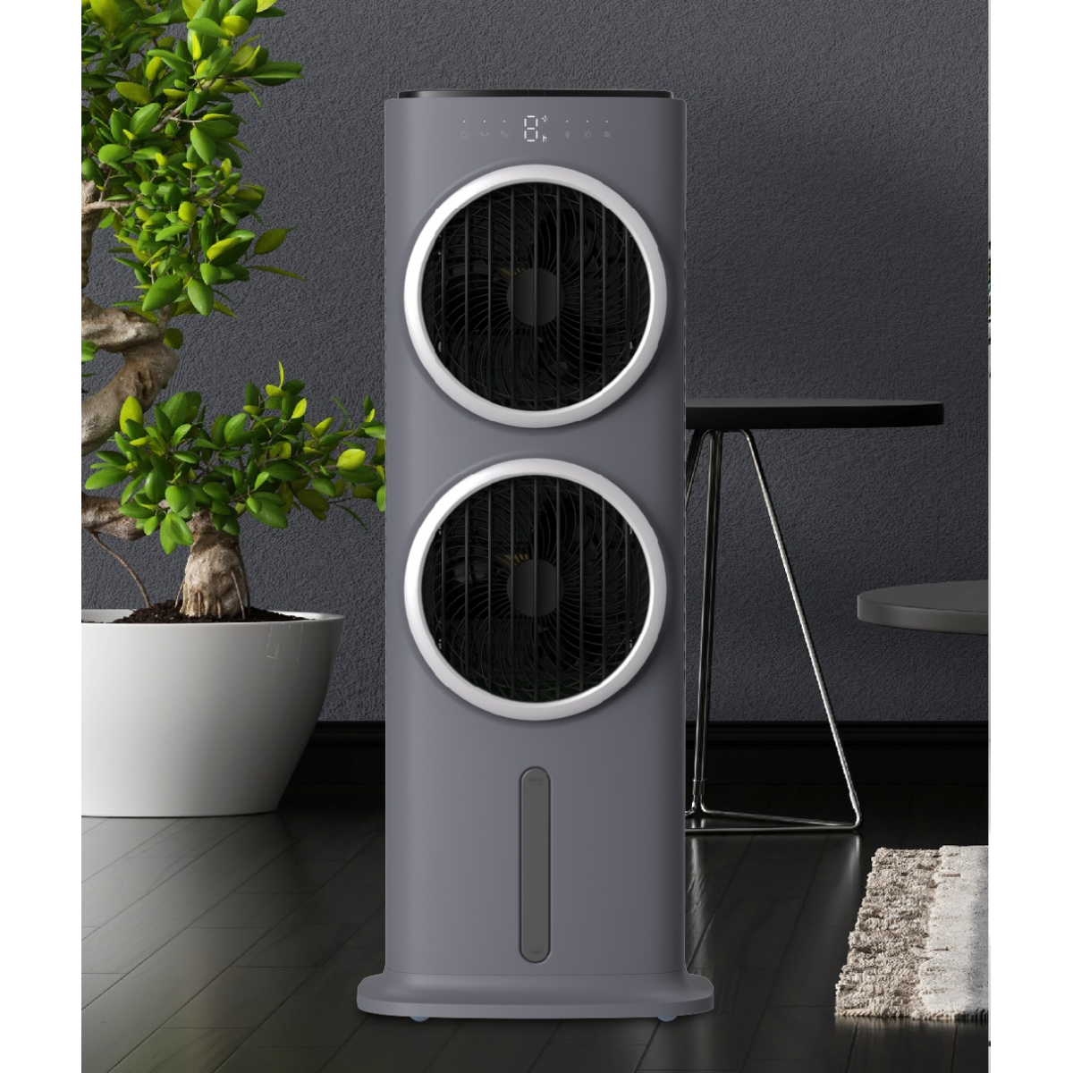 Homey 家美牌 AC-800G iSmart 空氣淨化移動冷風機 (灰色)