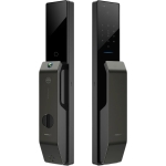 Moorgen 摩根 T9系列 Swarovski 水晶按鈕 貓眼智能電子門鎖 (雪花銀)