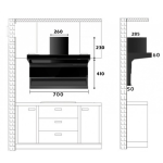 Concorde 匡橋 CH-1001 70厘米 3D立體 抽油煙機