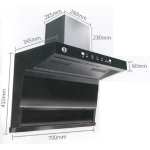 Concorde 匡橋 CH-1001 70厘米 3D立體 抽油煙機