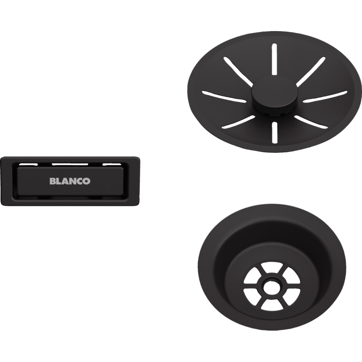 Blanco 239975 InFino 排水口 (霧面黑 Black Matt)