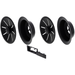 Blanco 239979 InFino 排水口 雙套裝 (霧面黑 Black Matt)