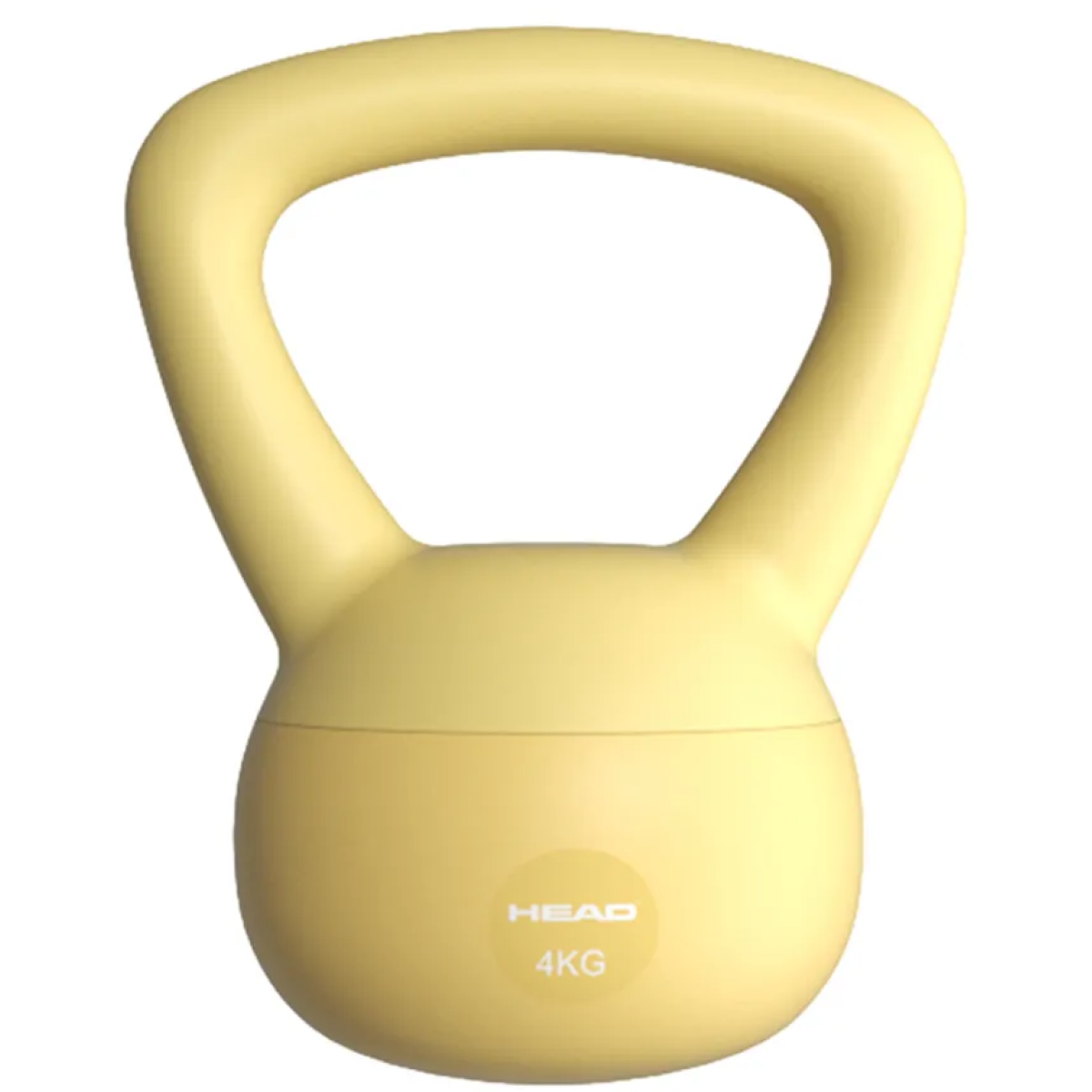 Head HED00344KG 包膠壺鈴 (1個) (4KG-黃色)
