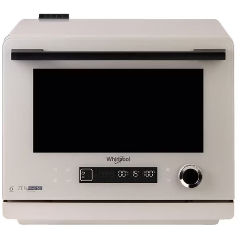 Whirlpool 惠而浦 MWP269TMS 26公升 2100W 8-Ace 座檯式全能微波蒸焗爐 (奶昔白)